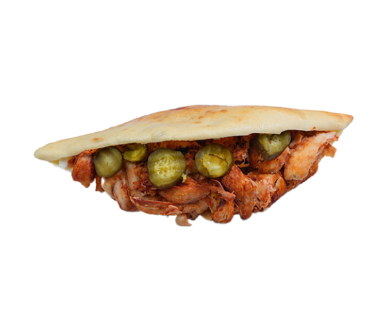 شاورما دجاج خبز عراقي