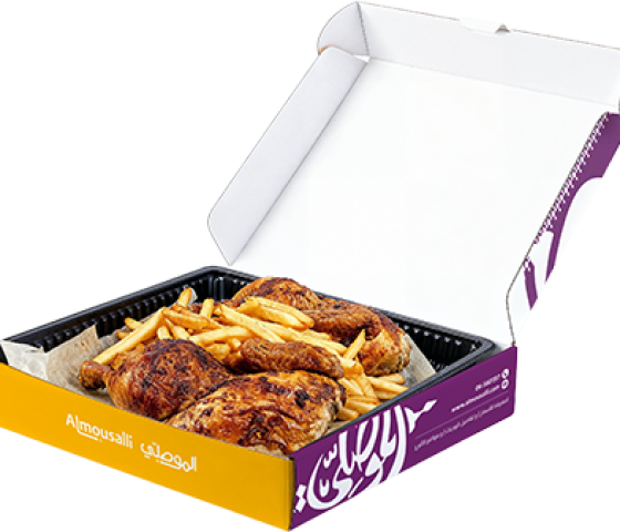 دجاجة مشوية مع رز